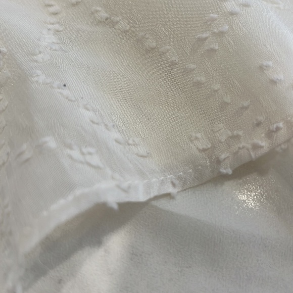 American Eagle Outfitters Sleeveless Embroidered Sheer Design Top - Picture 6 of 6